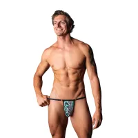 male power uplift jock z regulacją, pasek z pierścieniem silikonowym,
