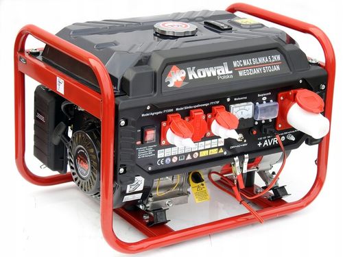 PROFESJONALNY AGREGAT PRĄDOTWÓRCZY 5,2kW generator AVR+ MIEDŹ STOJAN na Arena.pl