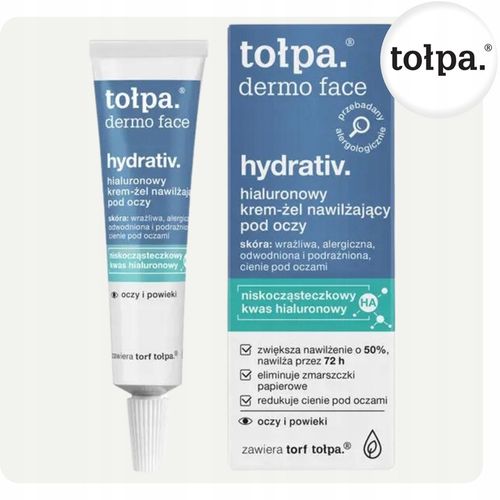 Hialuronowy Krem-Żel Nawilżający Przeciwzmarszczkowy Pod Oczy 10 ml na Arena.pl