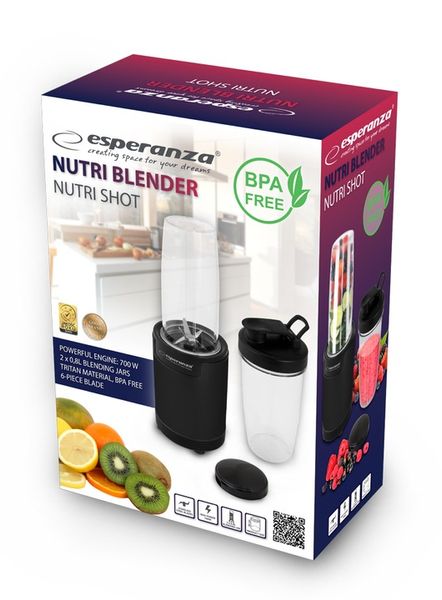 Blender kielichowy Esperanza Nutri Shot 6W1 700W zdjęcie 5