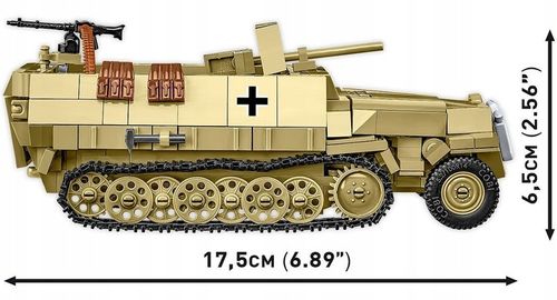 Klocki COBI 3130 transporter opancerzony Half-Track Sd.Kfz. 251/10 na Arena.pl