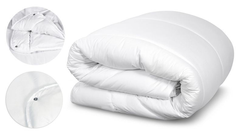 Kołdra 200X220 Cm 4 Pory Roku Antyalergiczna Mikrofibra Silikon zdjęcie 1