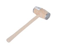 Tłuczek młotek do mięsa kotletów dwustronnie okuty ubijak drewniany