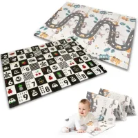 MATA PIANKOWA EDUKACYJNA SKŁADANA DLA DZIECI DUŻA 150x200 DWUSTRONNA NUKIDO