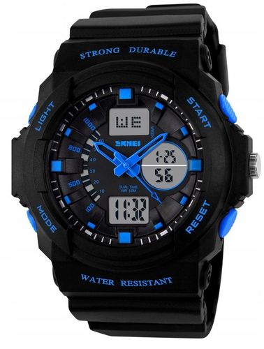Zegarek dziecięcy SKMEI elektroniczny czarny wiele funkcji na Arena.pl