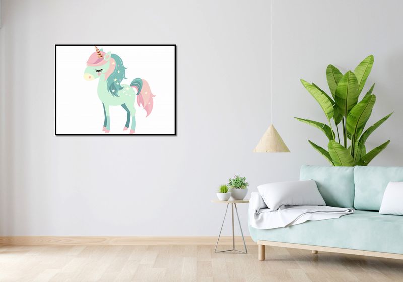 Plakat 100x75cm Jednorożec Marzeń zdjęcie 4