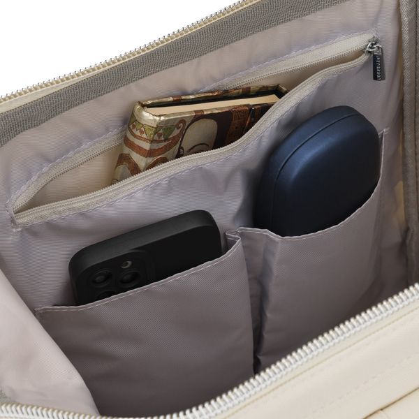 plecak materiałowy ptn beta-0350 ecru zdjęcie 9