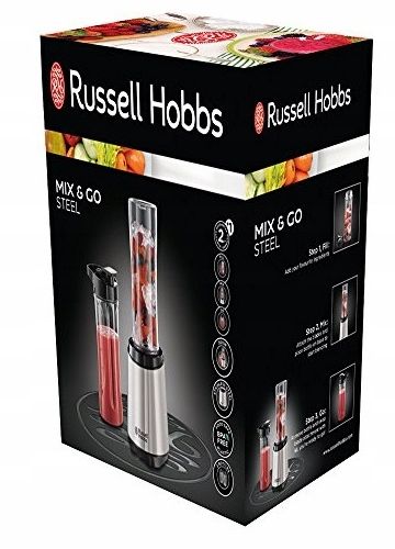 BLENDER RUSSELL HOBBS 23470-56 MIX INOX 2 BUTELKI. na Arena.pl