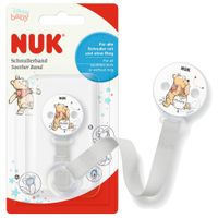 NUK Zawieszka do smoczka uspokajającego KUBUŚ PUCHATEK BIAŁY