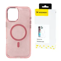 etui wozinsky glitter case z mag safe na samsung galaxy s25 - różowe