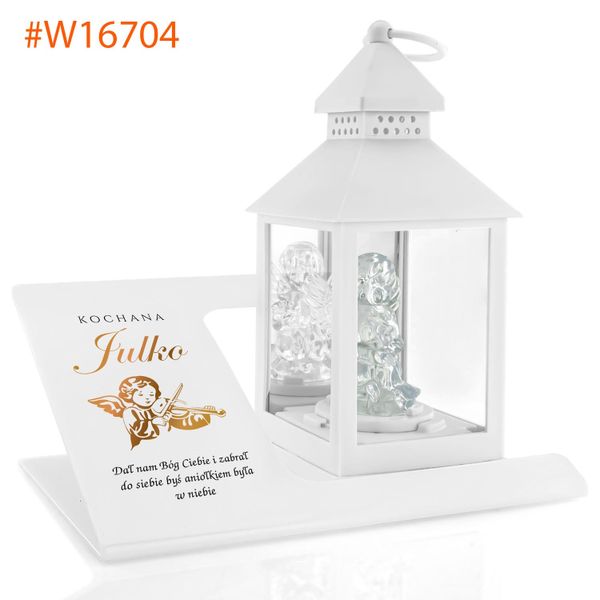 ZNICZ LATARENKA ANIOŁEK dedykacja na GRÓB DZIECKA zdjęcie 4