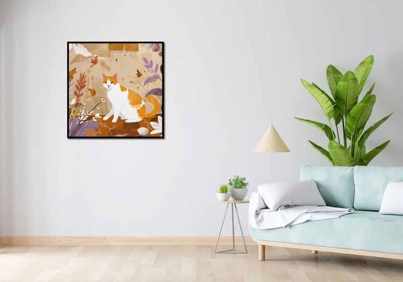Plakat 80x80cm Pospolita Krasa zdjęcie 4
