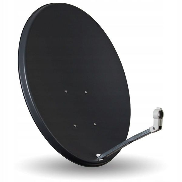 ANTENA SATELITARNA CZASZA TALERZ GRAFIT STALOWA MOCNA FULL HD 4K CORAB zdjęcie 12