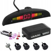 4 CZUJNIKI PARKOWANIA COFANIA LED LCD PARKTRONIC