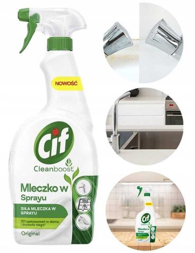 cif cleanboost mleczko w sprayu do czyszczenia 750ml na Arena.pl