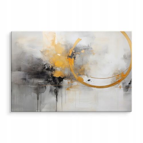 OBRAZ NA PŁÓTNIE NA ŚCIANĘ DO SALONU SYPIALNI MALOWANA ABSTRAKCJA na Arena.pl