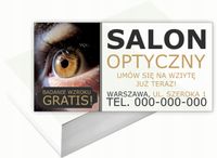 Wizytówki firmowe Foliowane 1000szt dużo różnych wzorów SALON OPTYCZNY