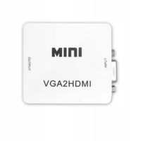 ADAPTER KONWERTER Z VGA + AUDIO NA HDMI FULL HD