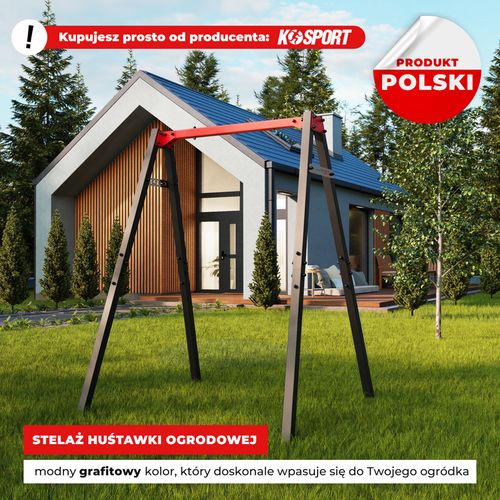 Huśtawka Ogrodowa STELAŻ Bocianie gniazdo KSOZ016 K-SPORT na Arena.pl