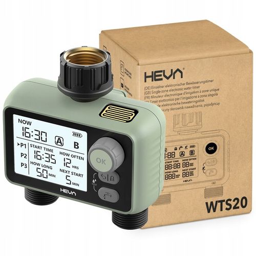 Elektroniczny sterownik nawadniania HEVA programator do wody z filtrem 8bar na Arena.pl