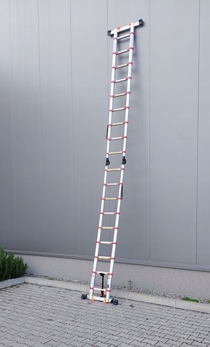 DRABINA TELESKOPOWA PRZEGUBOWA 5,0 M WZMACNIANA na Arena.pl
