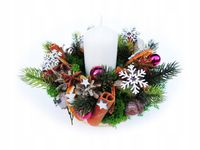 STROIK BOŻONARODZENIOWY wianek świąteczny na stół pachnący