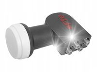 Konwerter satelitarny Quattro FTE Black LTE 0,1dB