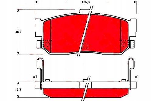 Klocki hamulcowe TRW GDB3181 na Arena.pl