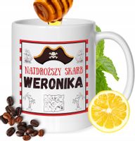 Kubek Dla Weroniki Koleżanki Przyjaciółki Prezent Z Nadrukiem Biały 330Ml