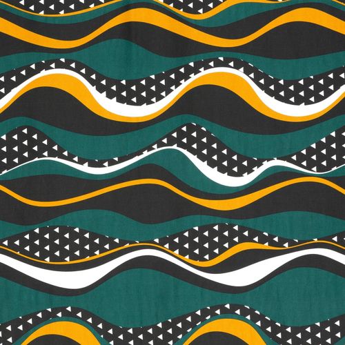 Pościel z satyny z nadrukiem 160X200 70X80X2 NIKA50 c. turkusowa na Arena.pl