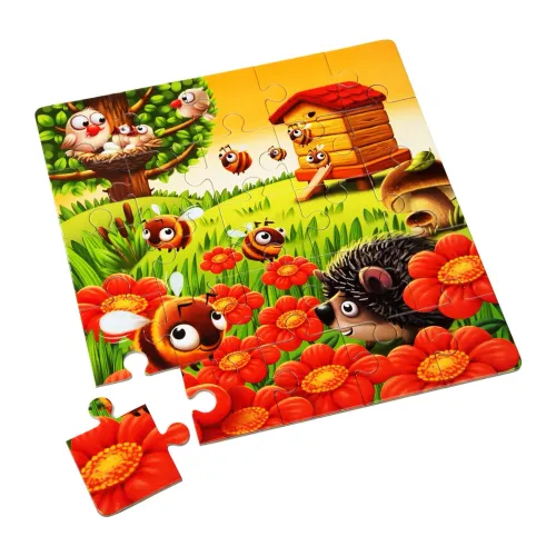 Puzzle 3w1 50 elementów. Ulubione zwierzęta na Arena.pl