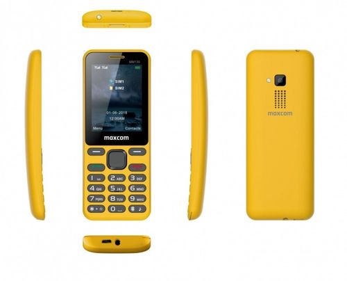 Telefon MAXCOM MM 139 Dual SIM Żółty na Arena.pl