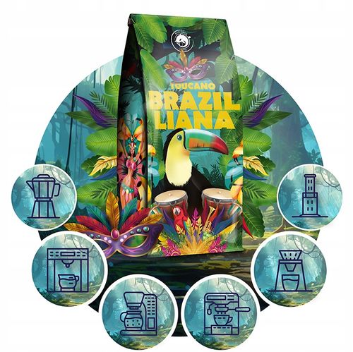 Kawa ziarnista 1kg x2 Świeżo Palona z PALARNI KAWY BLUE ORCA + GRATIS na Arena.pl