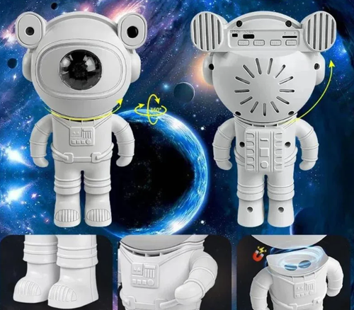 Lampa projektora świetlnego LED RGB astronauta Galaxy na Arena.pl