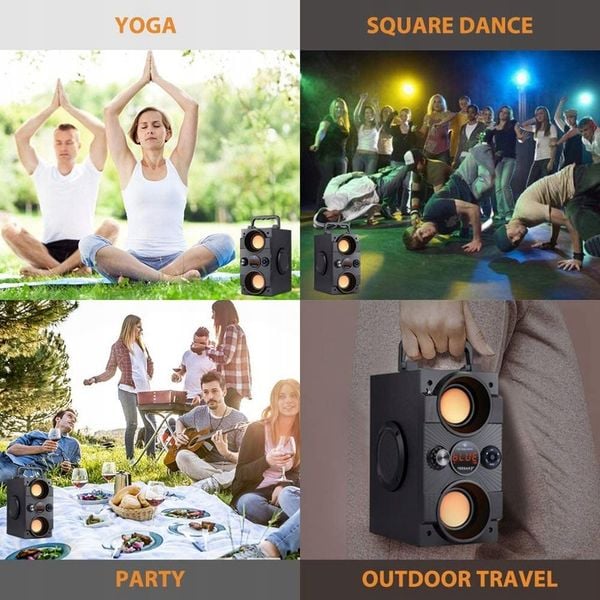 Feegar Głośnik Przenośny Bluetooth Karaoke +Mikrof zdjęcie 3