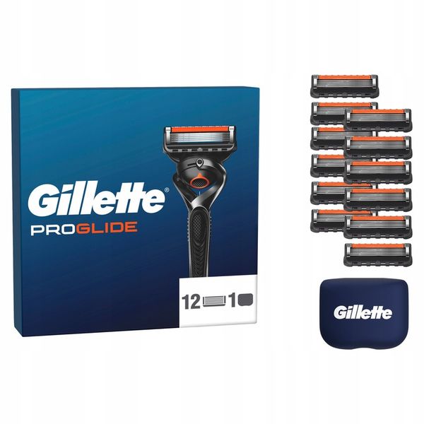 Gillette ProGlide Wkłady wymienne do maszynki 12 sztuk zdjęcie 1