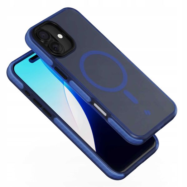 Spacecase Hybrid Fusion Mag Iphone 16 Plus Dark Blue zdjęcie 8