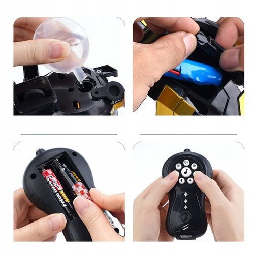 OGROMNY PAJĄK ZDALNIE STEROWANY ROZPYLA MGŁĘ ZIEJE PARĄ OCZY LED PILOT R/C na Arena.pl