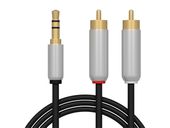 Przyłącze WTYK 3,5ST-2xRCA 5m METAL