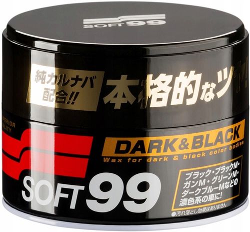 SOFT99 DARK BLACK DUŻY WOSK SAMOCHODOWY DO AUTA TRWAŁY CIEMNE LAKIERY 300G na Arena.pl