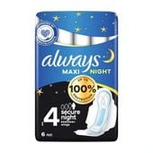 ALWAYS Classic Podpaski ze skrzydełkami - Night Maxi (rozmiar 4) 1op.
