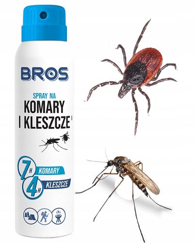 bros - spray na komary i kleszcze 90ml - 1 szt. na Arena.pl