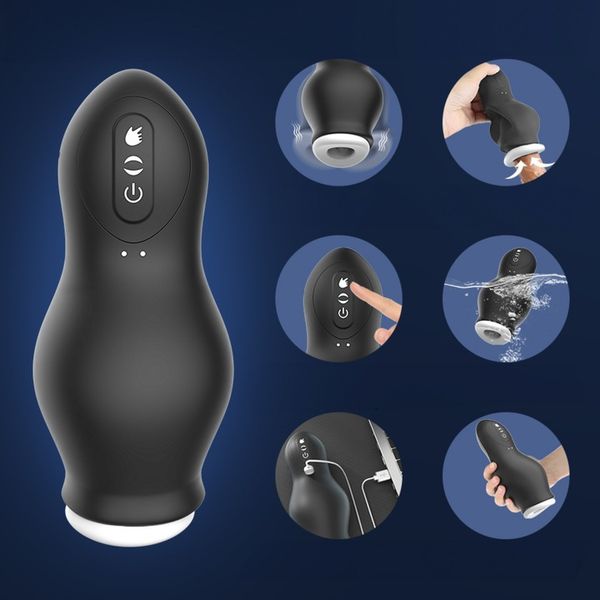 AUTOMATYCZNY MASTURBATOR MĘSKI SSĄCO WIBRUJĄCY DLA MĘŻCZYZN POSUWISTY FILKU zdjęcie 11