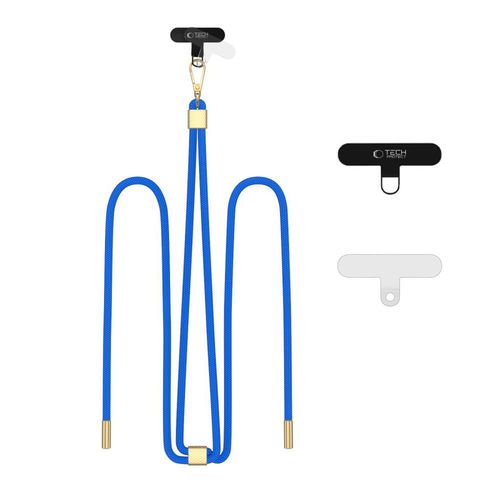 Pasek Tech-Protect C2S Crossbody Smycz DO Telefonu Regulowana Niebieski na Arena.pl