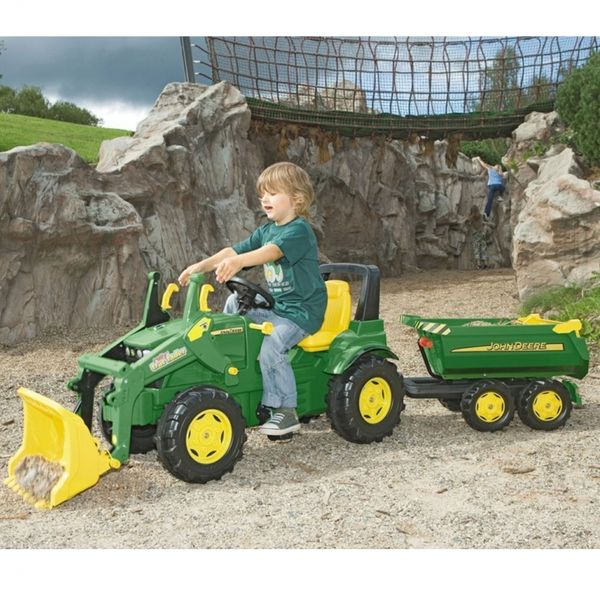 Rolly Toys rollyHalfpipe John Deere Przyczepa wywrotka zdjęcie 7