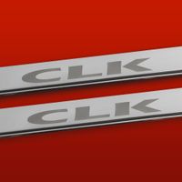 Listwa progowa MERCEDES CLK W208 Stal nierdzewna 304 połysk 2szt