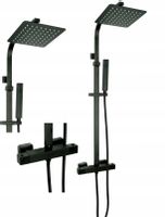 Zestaw prysznicowy natryskowy STELLMAN CZARNY