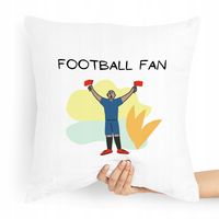 Prezent Poduszka Dla Kibica Football Fan Z Nadrukiem Ze Zdjęciem