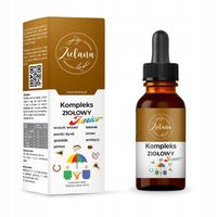 Kompleks ziołowy JUNIOR dla dzieci 50 ml ZIELANA Pasożyty Dynia BezAlkoholu