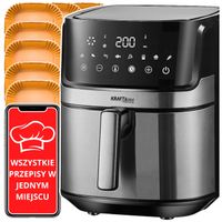 2 x FRYTKOWNICA BEZTŁUSZCZOWA AIR FRYER FRYTOWNICA DUŻA 8 PROGRAMÓW 8L 1850